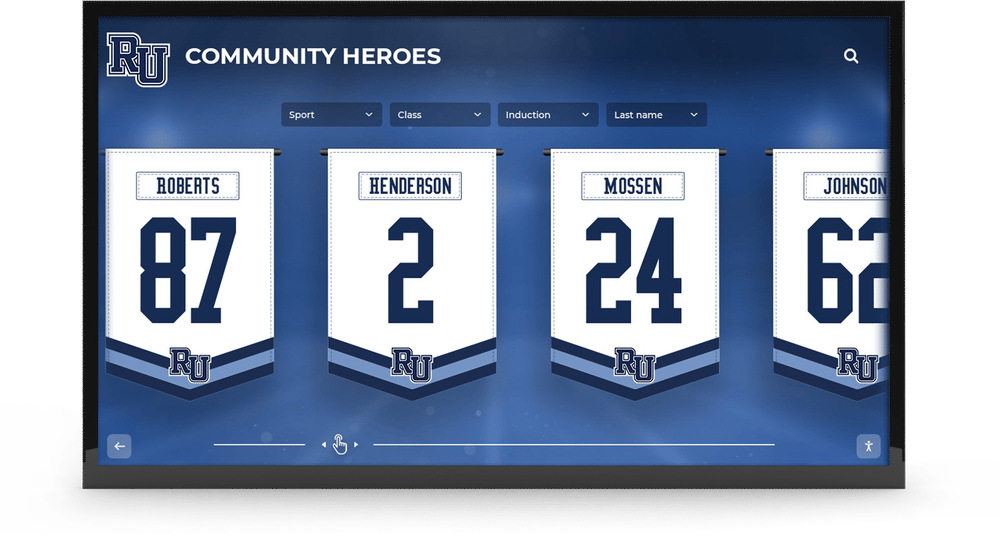 Digital Trophy Case | TouchWall TV